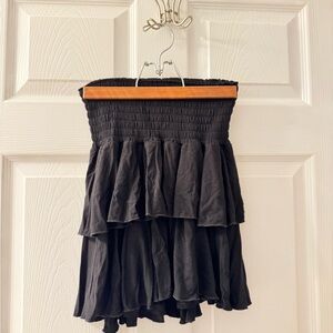 Black Flowy Skirt